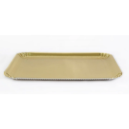 Taca podkład na ciasto złota 33,5 x 44,5 cm podkładka pod ciasto sztywny